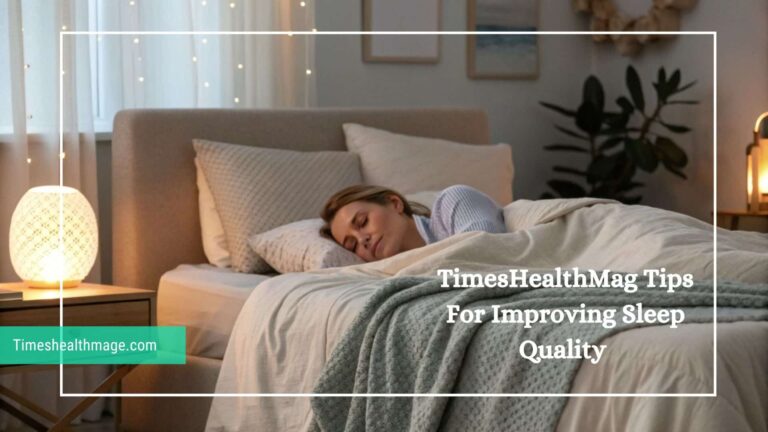 TimesHealthMag Tips For Improving Sleep Quality